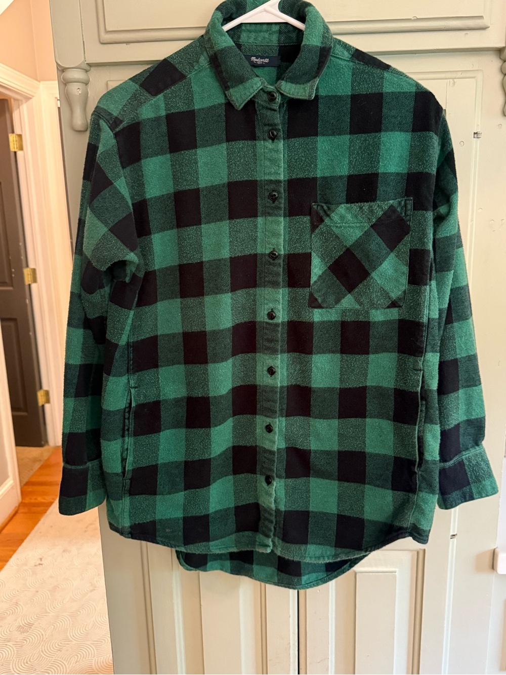 Madewell Women’s Buffalo Check Flannel size Small